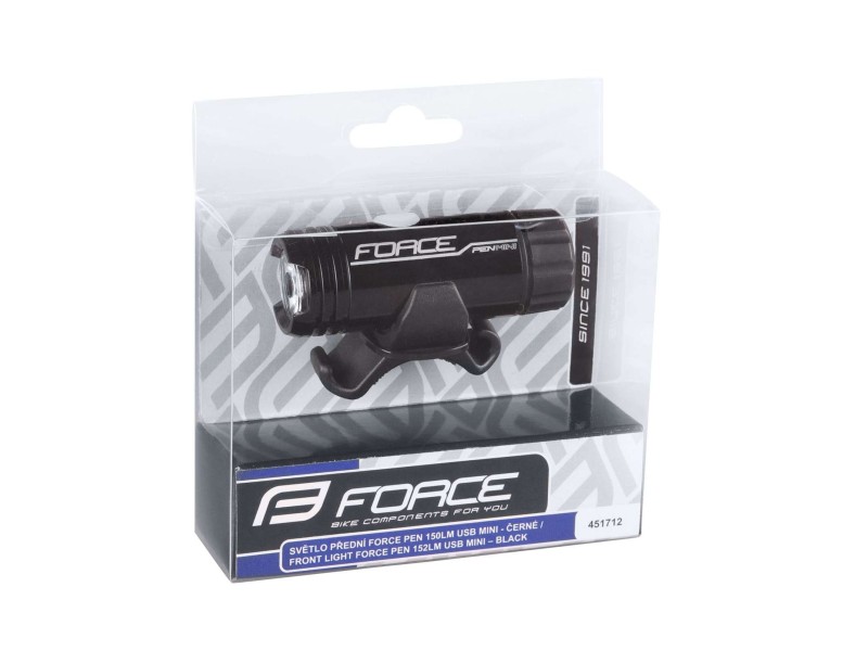 Εμπρόσθιο φανάρι FORCE Pen mini USB 150LM (451712)