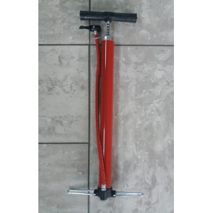 Τρόμπα δαπέδου μεταλλική (κόκκινη)