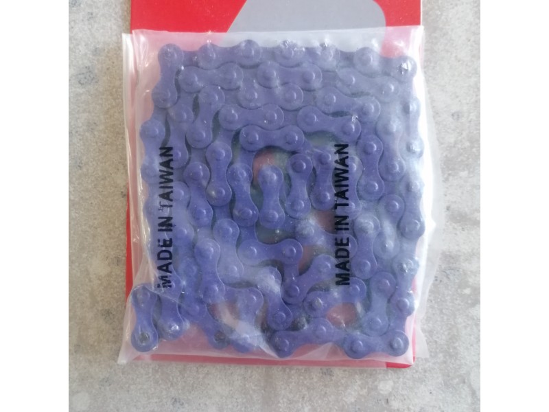 Αλυσίδα ποδηλάτου BMX χρωματιστή TAYA (1sp)