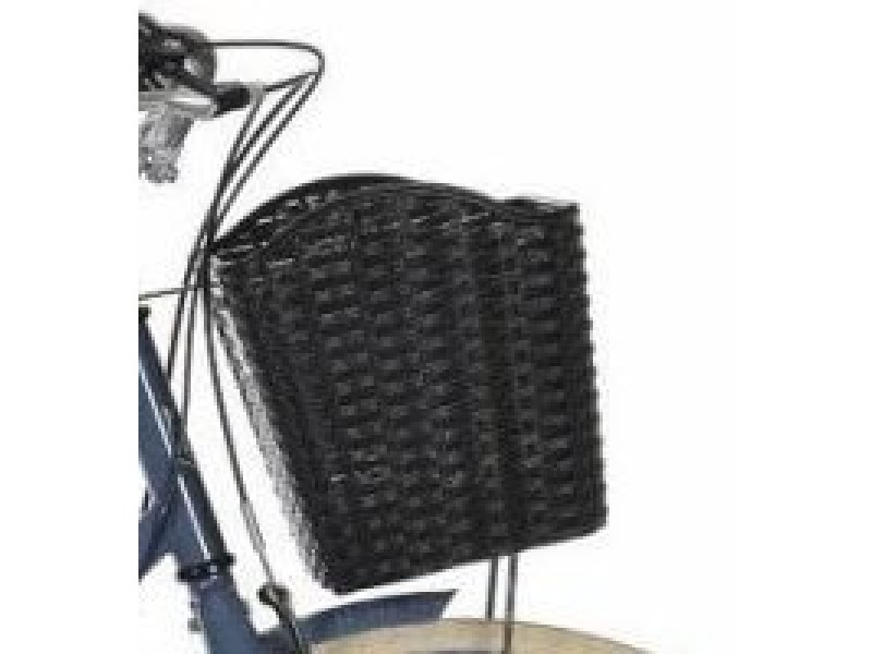 Καλάθι εμπρός πλαστικό, μαύρο