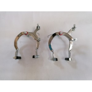 Σετ δαγκάνες BMX ασημί