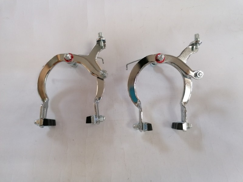 Σετ δαγκάνες BMX ασημί