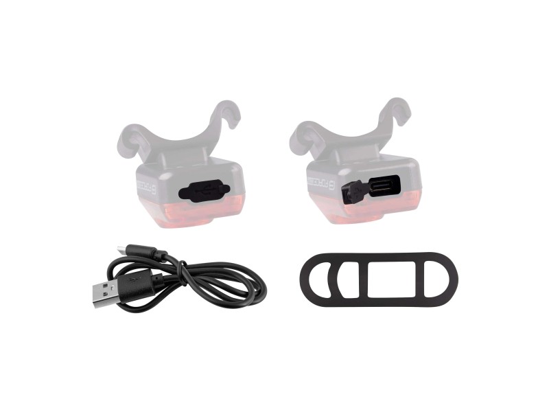 Φανάρι οπίσθιο FORCE TONEY 70LM USB (453739)