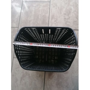 Καλάθι εμπρός πλαστικό, μαύρο