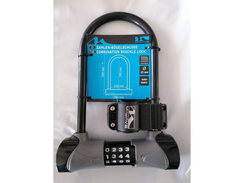 Κλειδαριά m-wave πέταλο με συνδυασμό