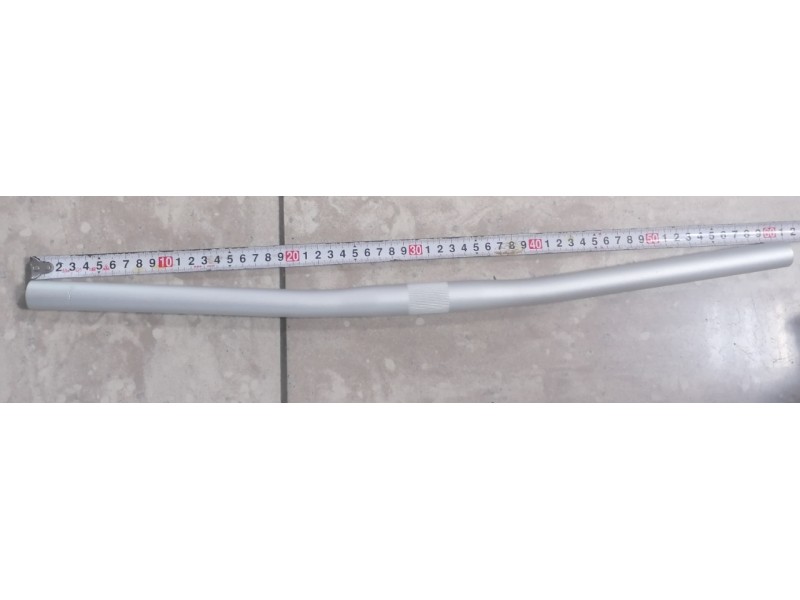 Τιμόνι MTB Alloy ίσιο Ασημί (25.4 & 60cm)