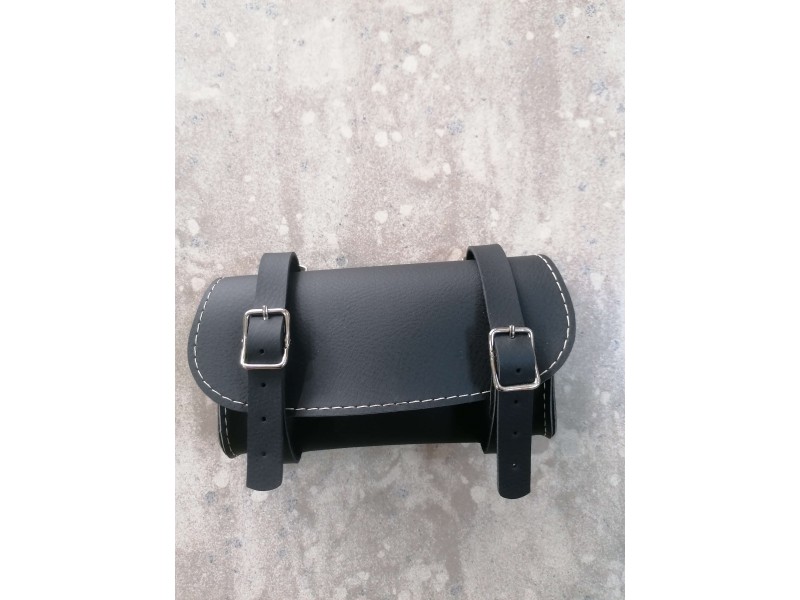 Τσαντάκι σέλας για διπλοσκέλετο (μαύρο, καφέ)