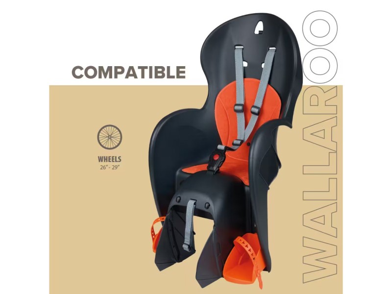 Παιδικό κάθισμα σχάρας Polisport Wallaroo CFS (εως 22kg)