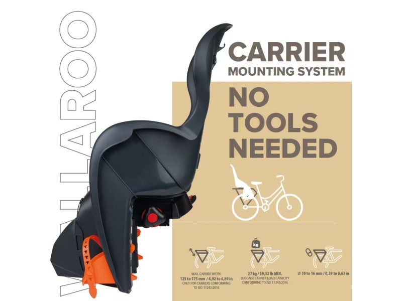 Παιδικό κάθισμα σχάρας Polisport Wallaroo CFS (εως 22kg)